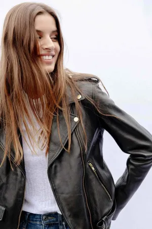 Understated Leather Easy Rider Jacket