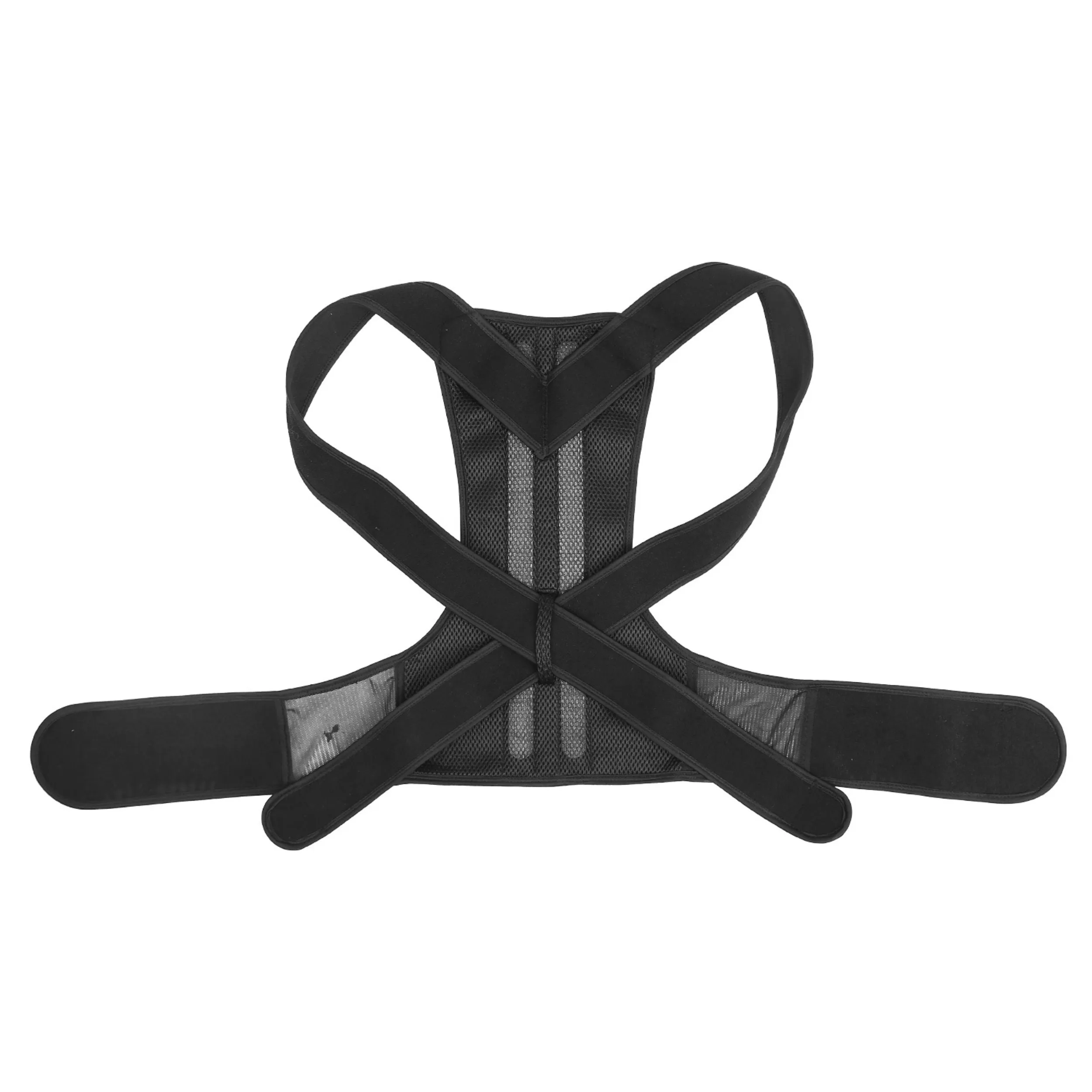 Unisex Posture Corrector Brace - Lumbar & Upper Back Support - Clavicle & Shoulder Belt (150 characters)