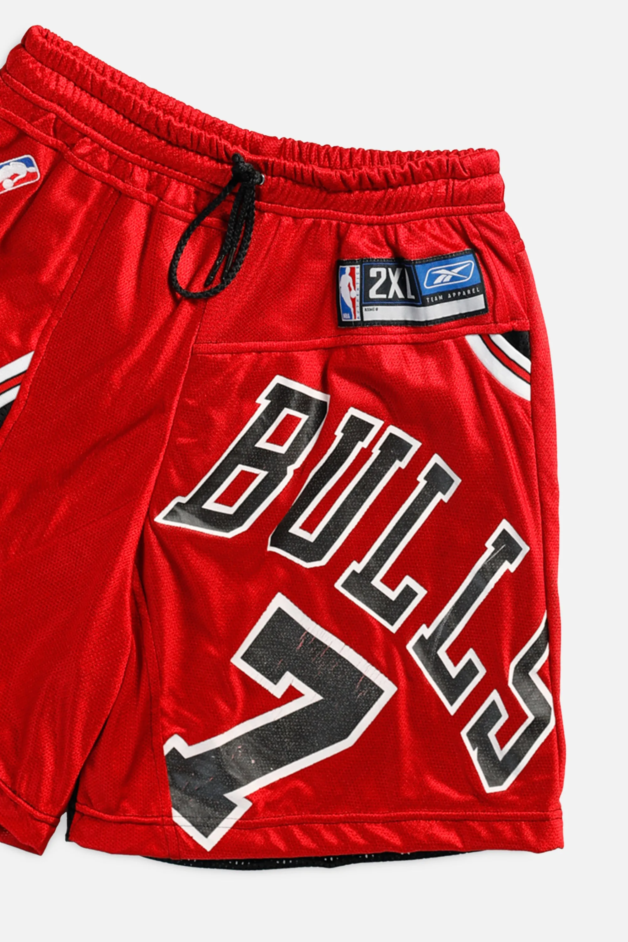 Unisex Rework Chicago Bulls NBA Jersey Shorts - S