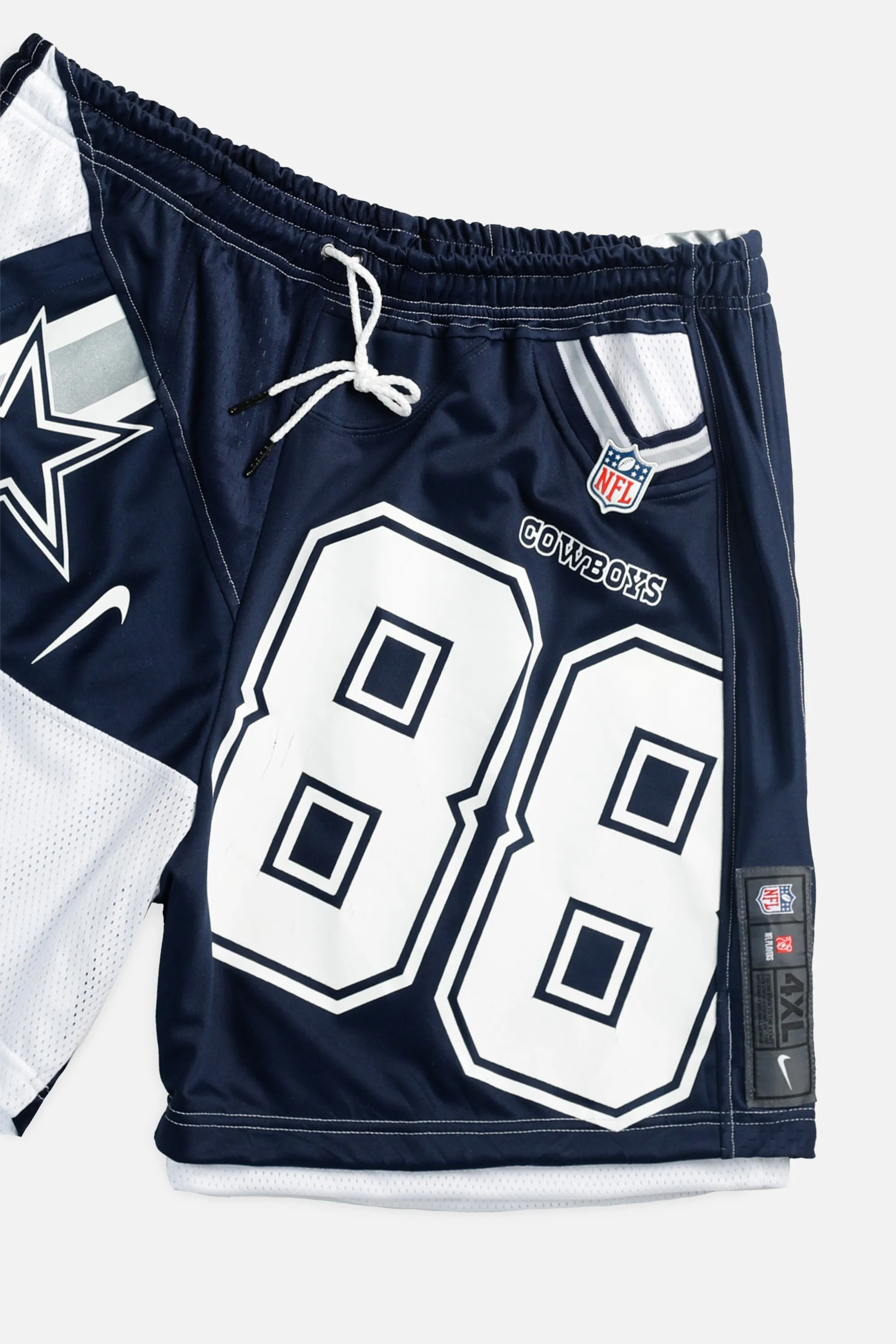 Unisex Rework Dallas Cowboys NFL Jersey Shorts - XL