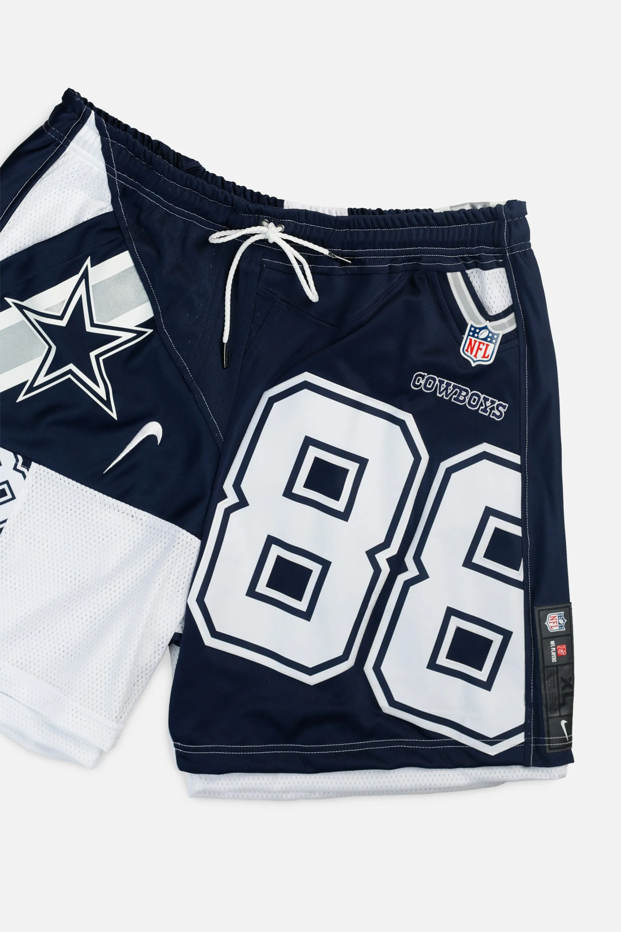 Unisex Rework Dallas Cowboys NFL Jersey Shorts - XL