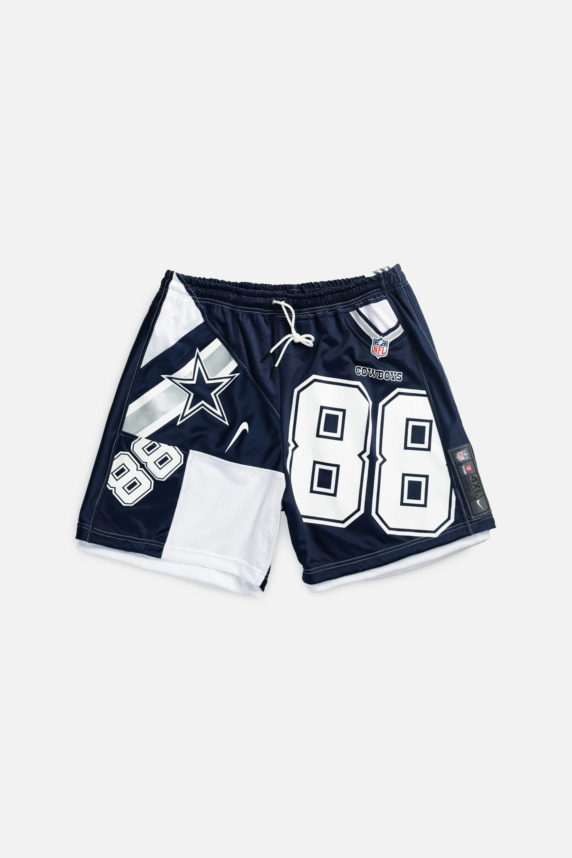 Unisex Rework T-shirts,  tops,  summer styles, sports vests, running tops,Vintage Nike Athletic Tee, Tops Sports Tops,  Sports Tops, Quick Dry, Short Sleeves Dallas Cowboys NFL Jersey Shorts - XL