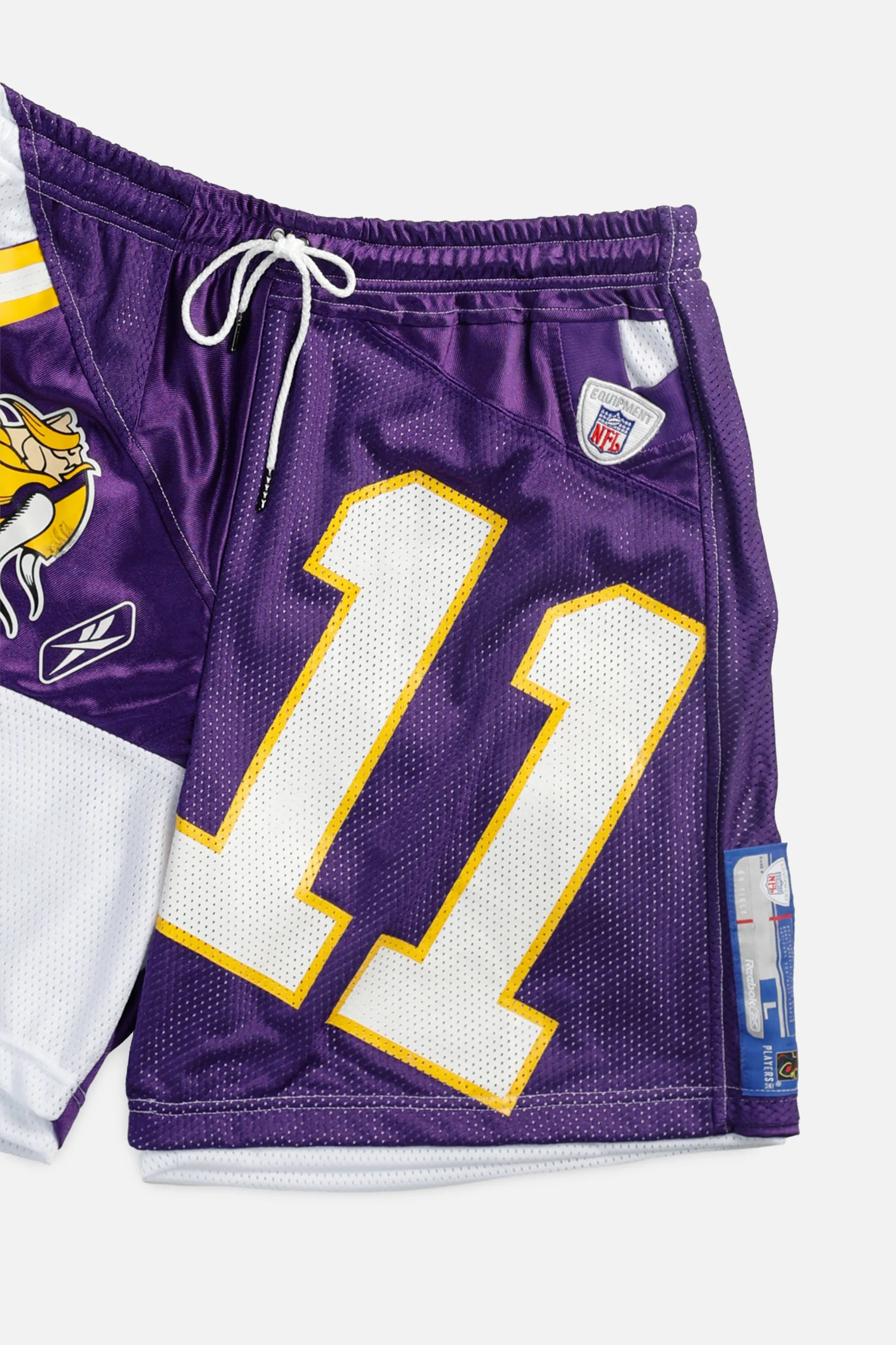 Unisex Rework Minnesota Vikings NFL Jersey Shorts - XL