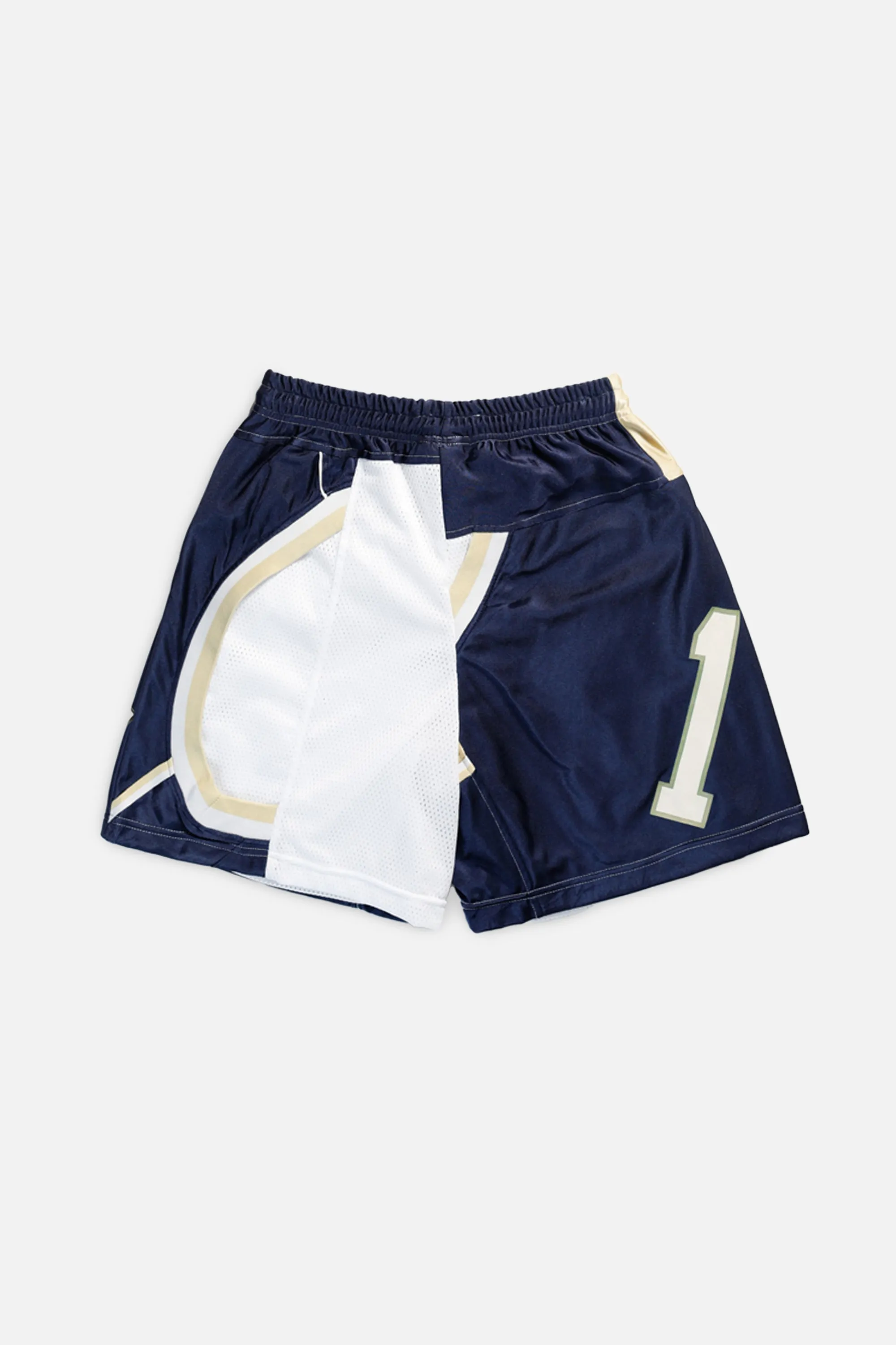Unisex Rework Notre Dame Fighting Irish Jersey Shorts - S