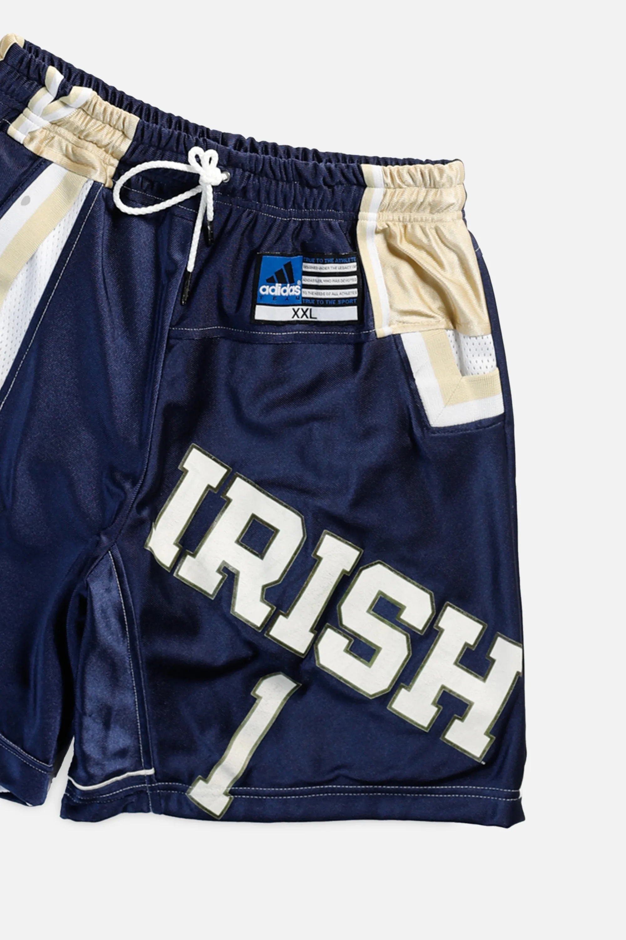 Unisex Rework Notre Dame Fighting Irish Jersey Shorts - S