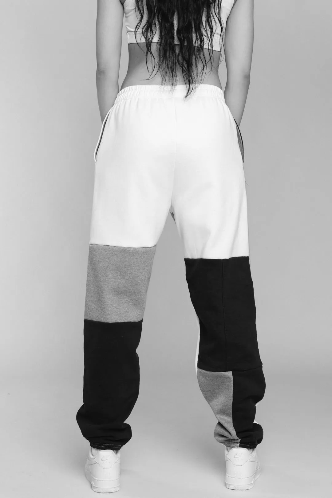 Unisex Rework Penn State Patchwork Sweatpants - L