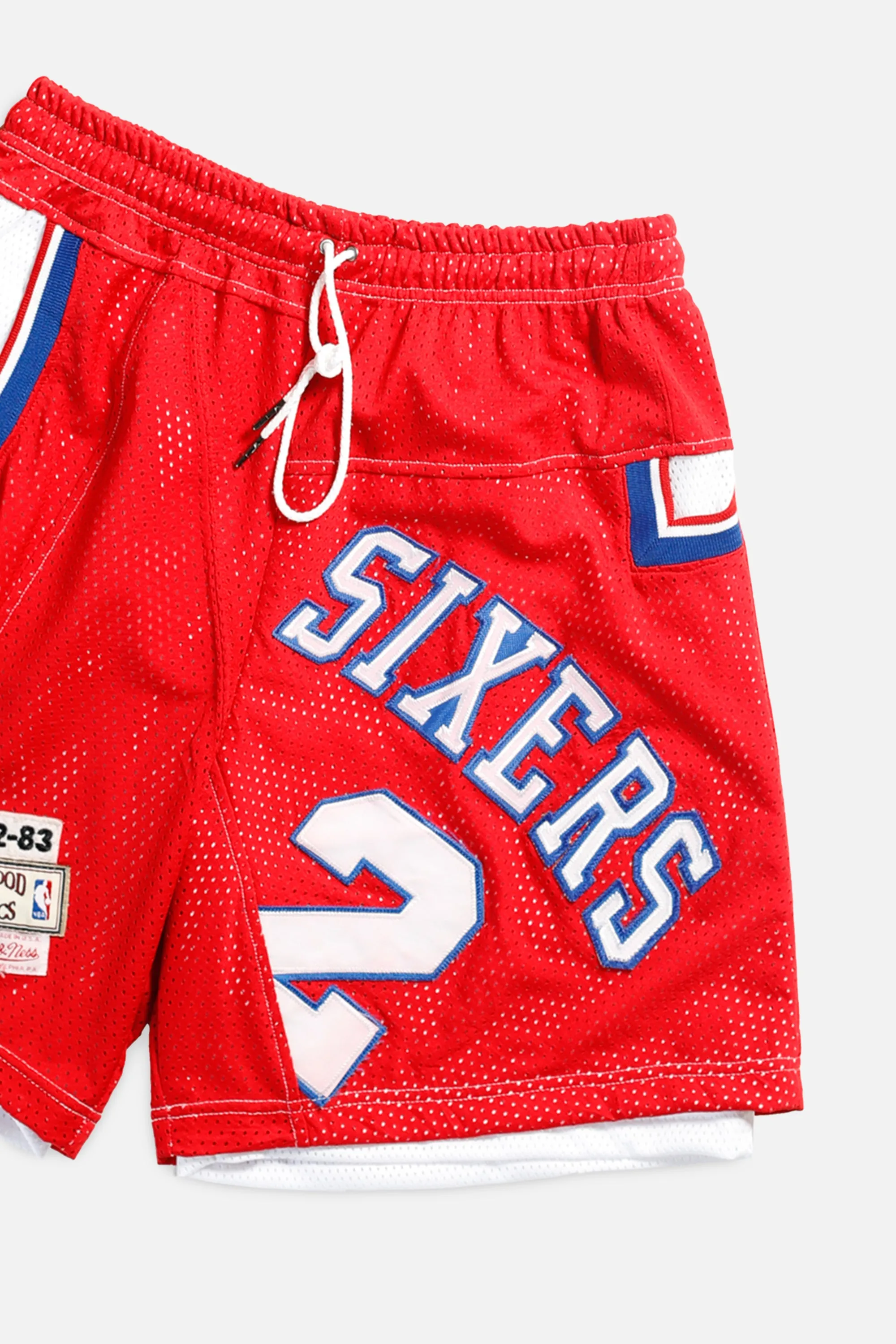 Unisex Rework Philadelphia 76ers NBA Jersey Shorts - M