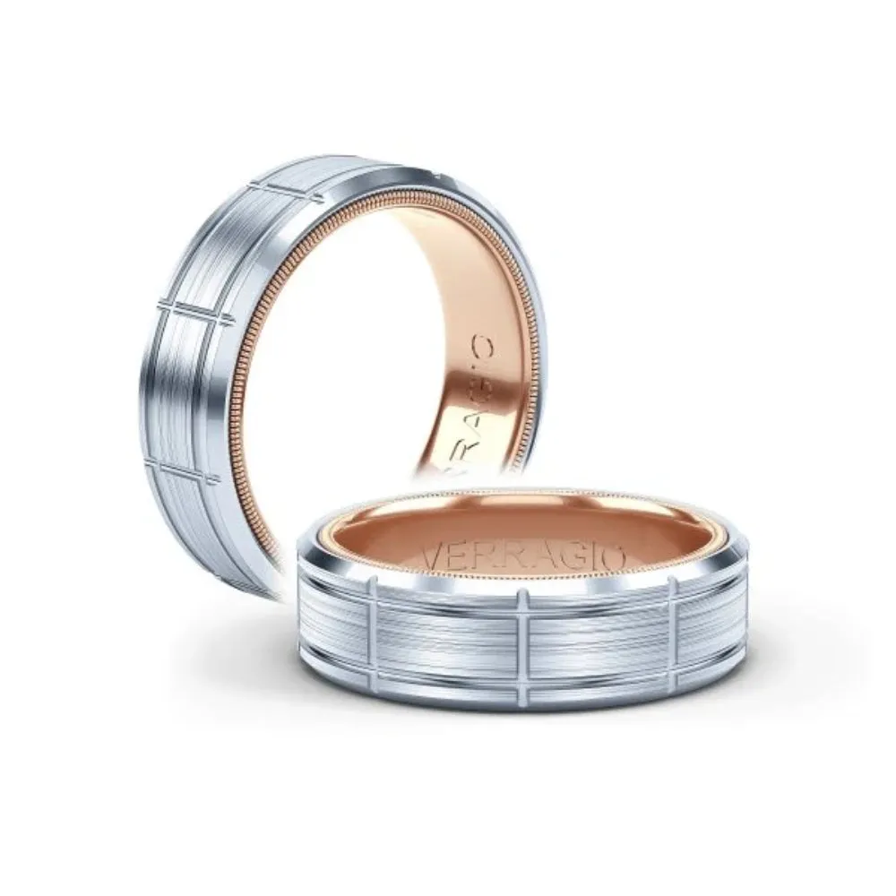 Verragio Men's 14k Gold 7mm Wedding Band 