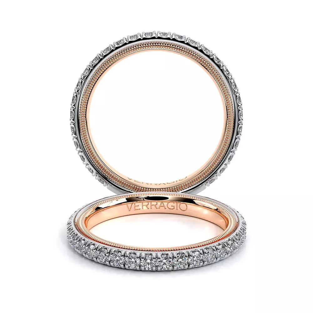 Verragio Tradition 14k Gold Two-Tone Diamond Wedding Band 