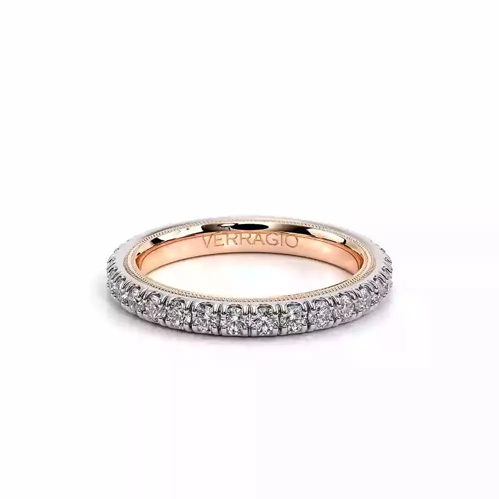 Verragio Tradition 14k Two-Tone Wedding Band 