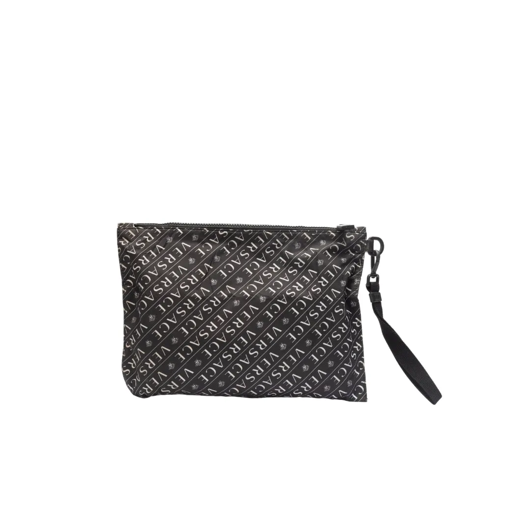Versace black and white Pouch flash sale luggage