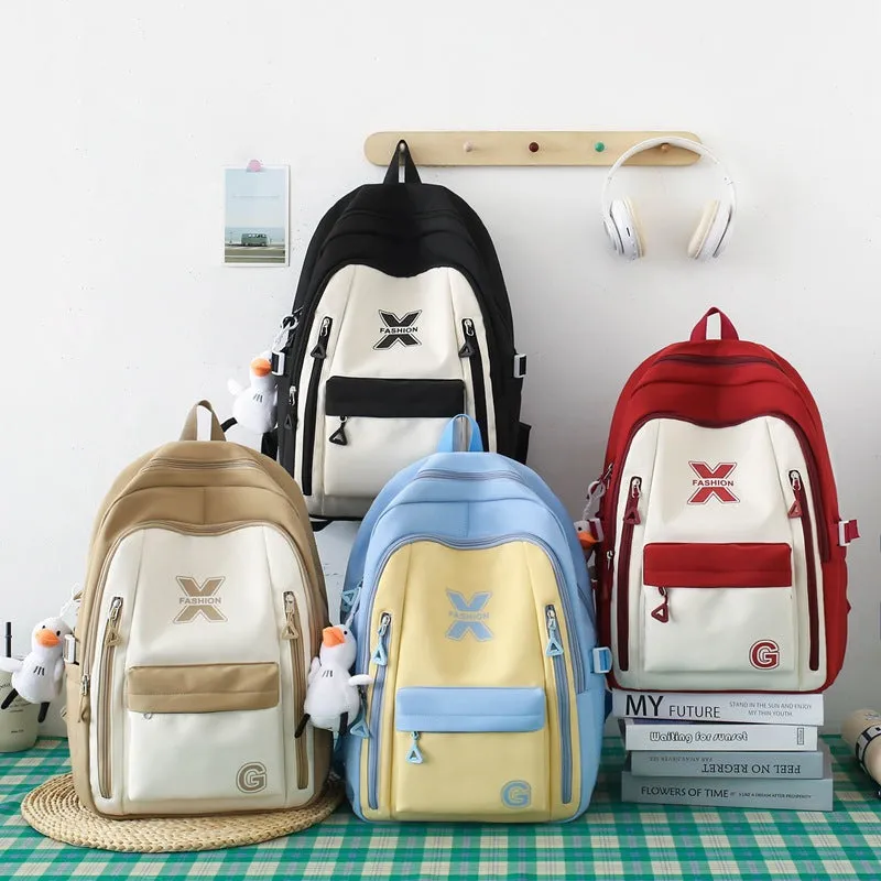 Versatile large capacity student backpack 