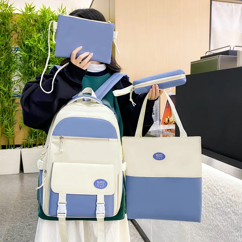 Waterproof backpack with large capacity, school bag