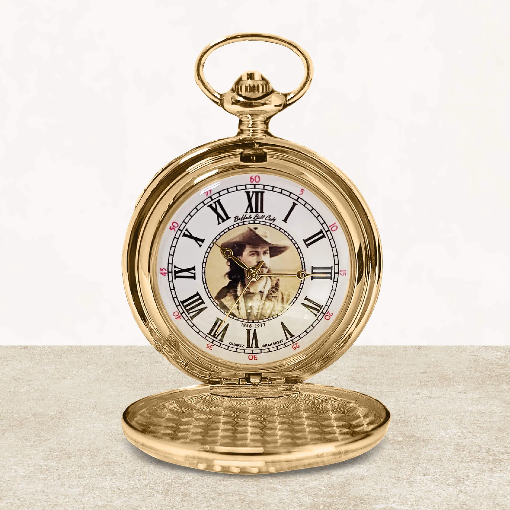 Western Legends Buffalo Bill Pocket Watch