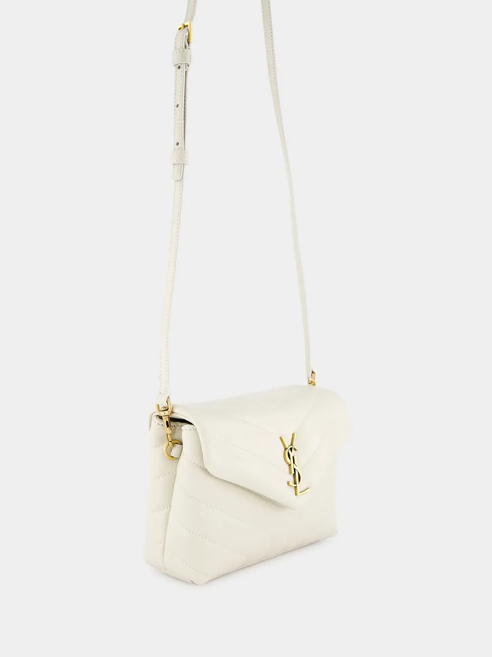 White Loulou Toy Crossbody Bag