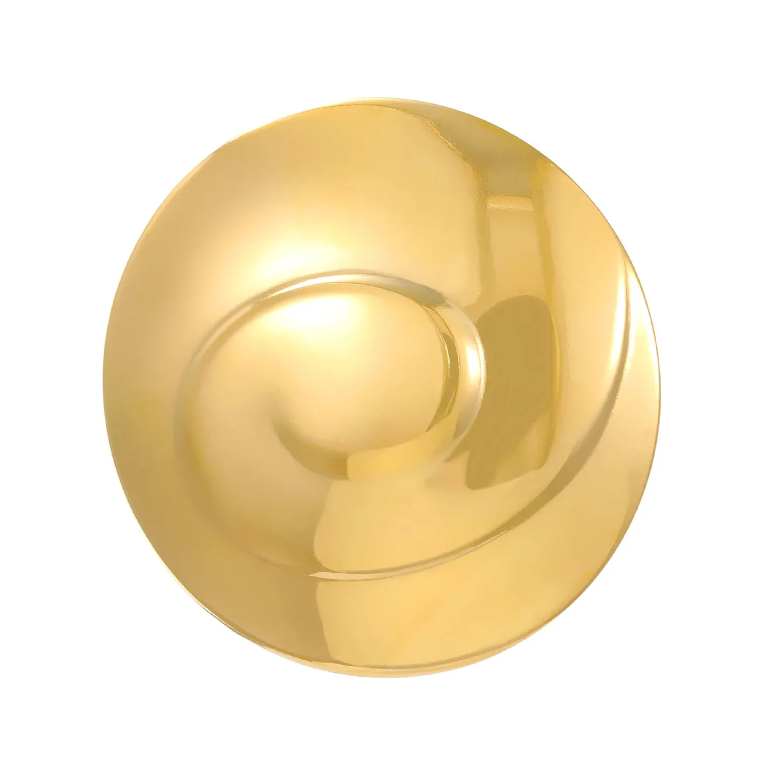 Wholesale  18k Convex and Concave Texture Round Ring Women's Ring