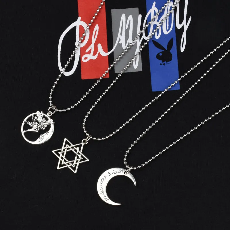 Wholesale All-match Simple and Cool Hip-hop Korean Necklaces