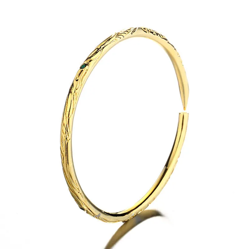 Wholesale Couple gold-plated bracelets retro children's jewelry light_wish_jewels