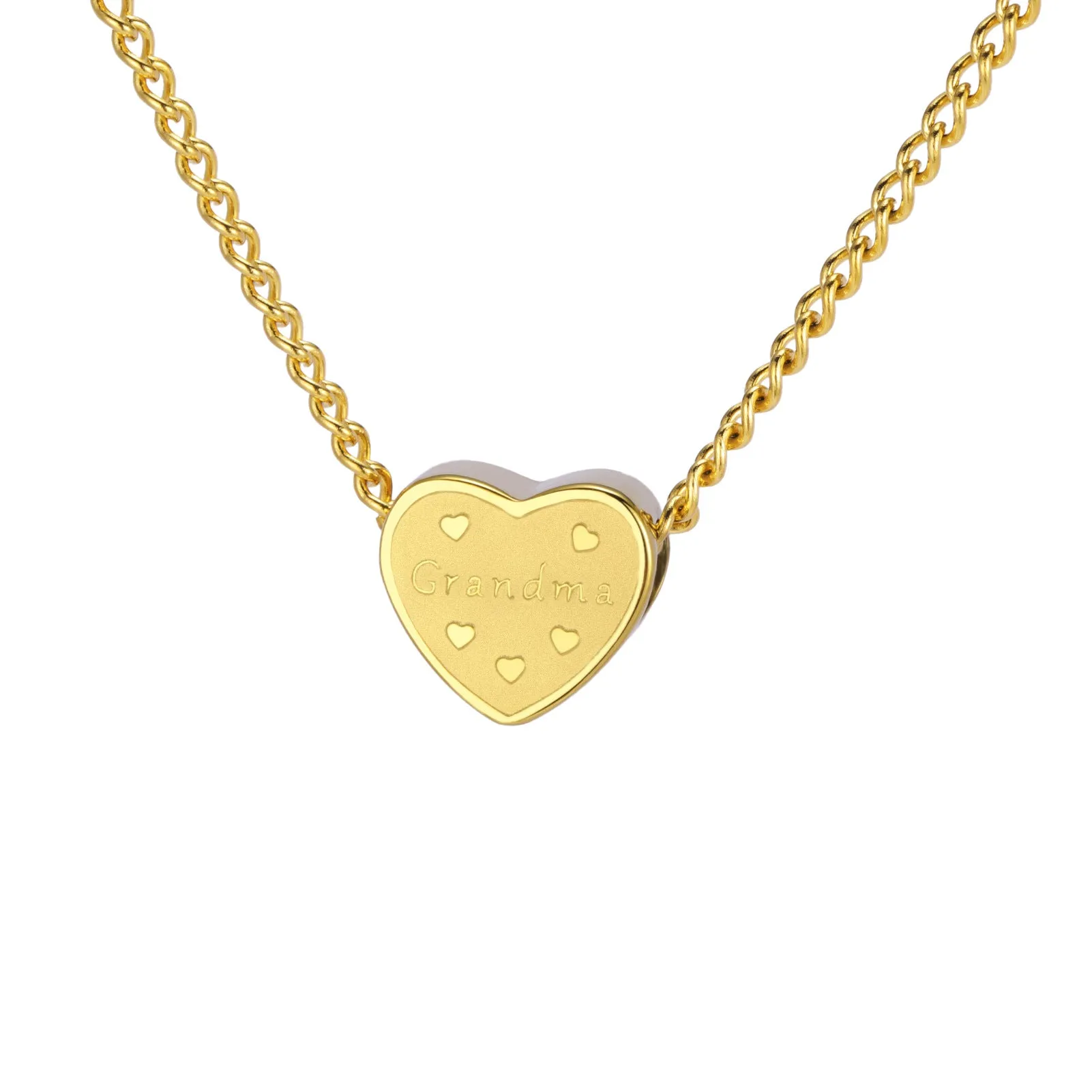 Wholesale Cross-border hot-selling stainless steel cut titanium steel love necklace