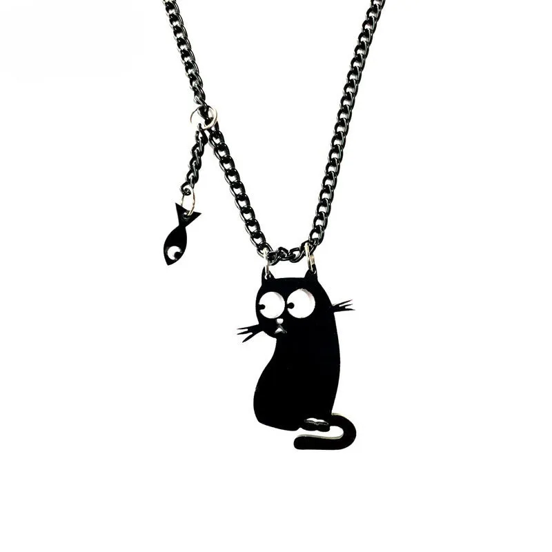 Wholesale Halloween Dark Gothic Female Clavicle Resin Necklace