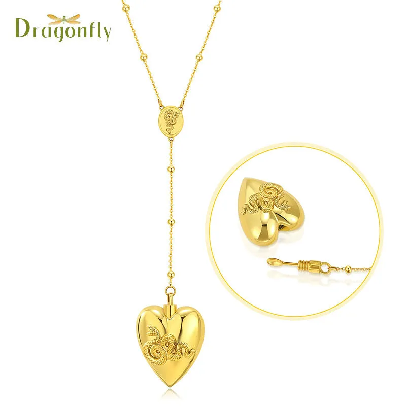 Wholesale Heart Pendant Personalized Stainless Steel Love Urn Necklaces