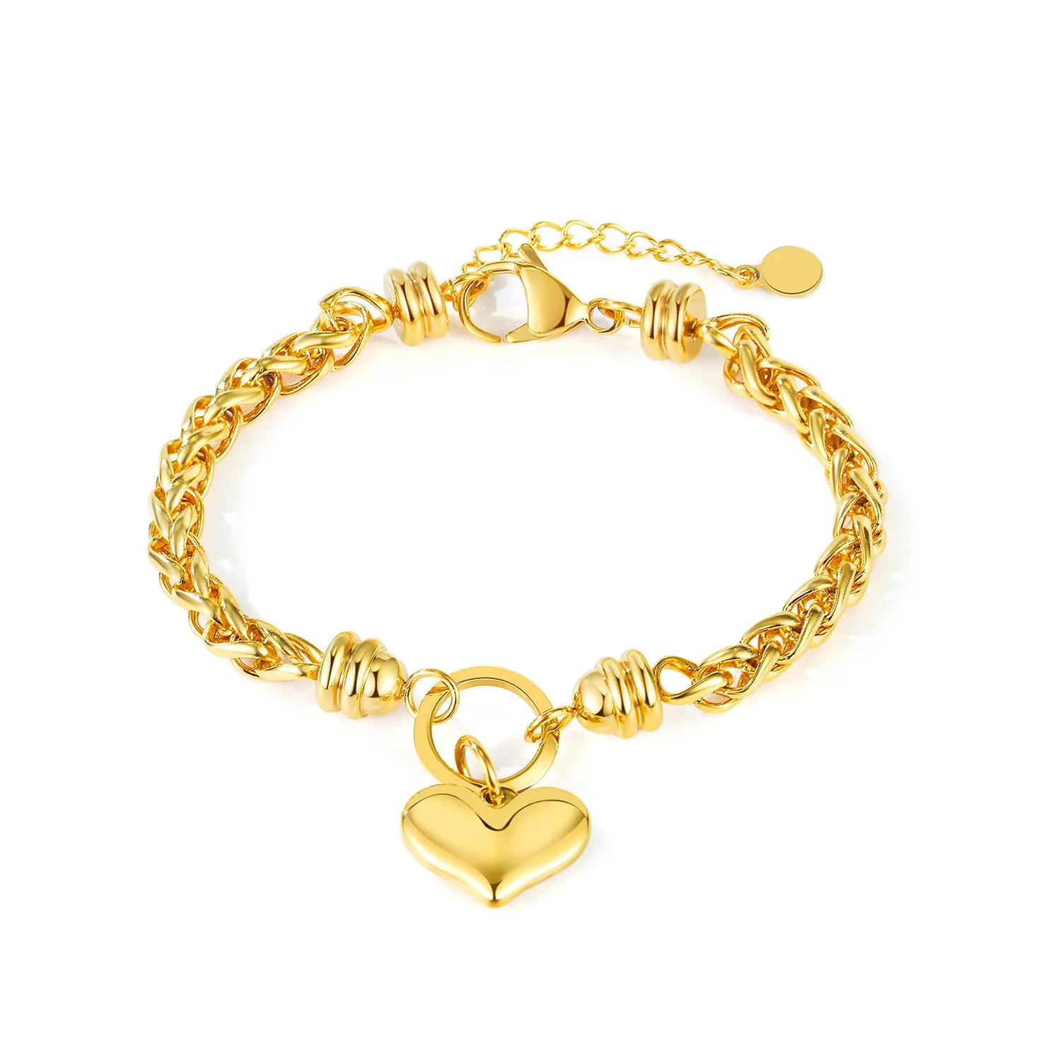 Wholesale Heart Stainless Steel Bracelet light_wish_jewels