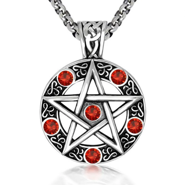 Wholesale Jewelry Stainless Steel Boho Style Skull Pendant Necklace