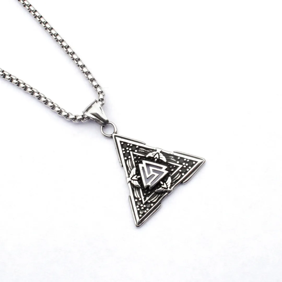 Wholesale Jewelry Stainless Steel Boho Style Skull Pendant Necklace