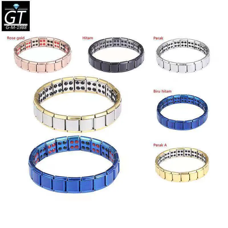 Wholesale Light Luxury High-end Simple Double Row Stainless Steel Bracelet light_wish_jewels