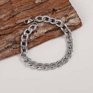 Wholesale Light Luxury Simple Hip Hop Titanium Steel Bracelet light_wish_jewels