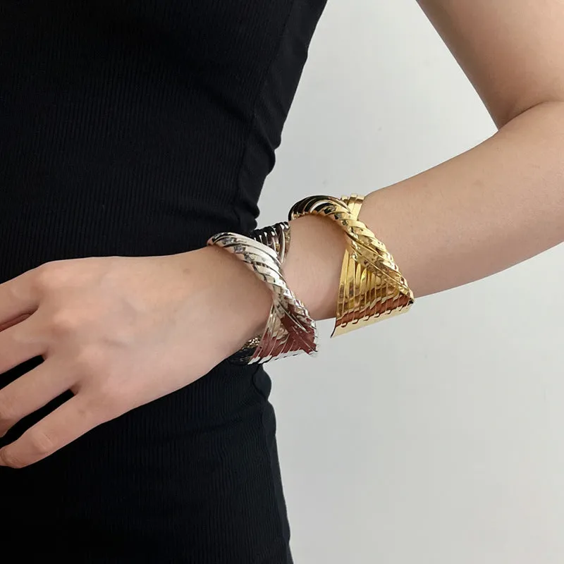 Wholesale metal cross surround opening bracelet retro bracelet light_wish_jewels