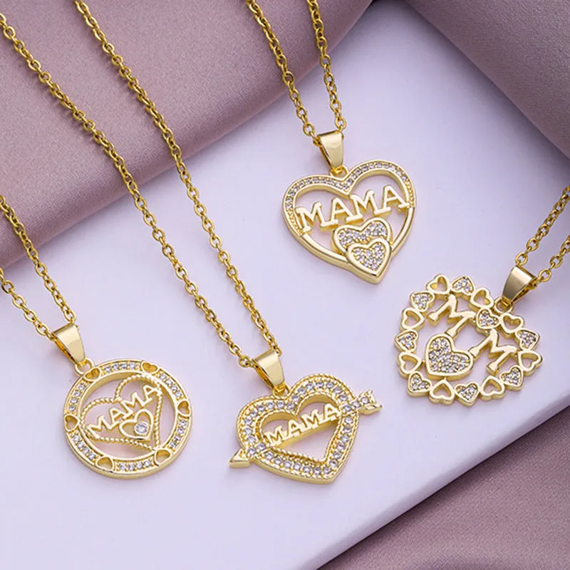 Wholesale Mother's Day Letter Names Stainless Steel Necklaces light_wish_jewels