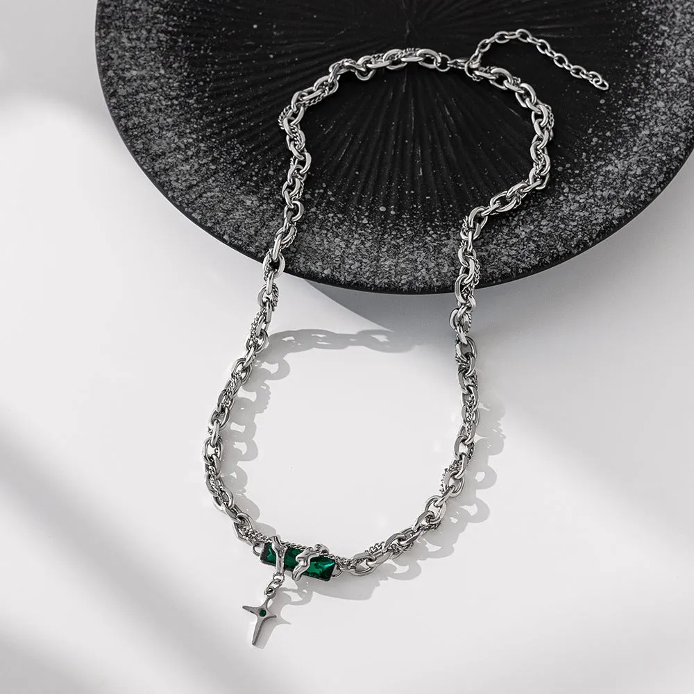 Wholesale Non-fading Hip-hop Minimalist Titanium Clavicle Chain