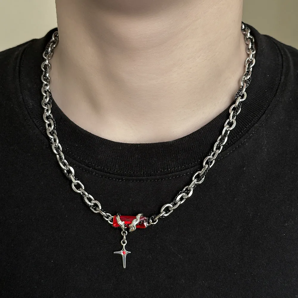 Wholesale Non-fading Hip-hop Minimalist Titanium Clavicle Chain light_wish_jewels