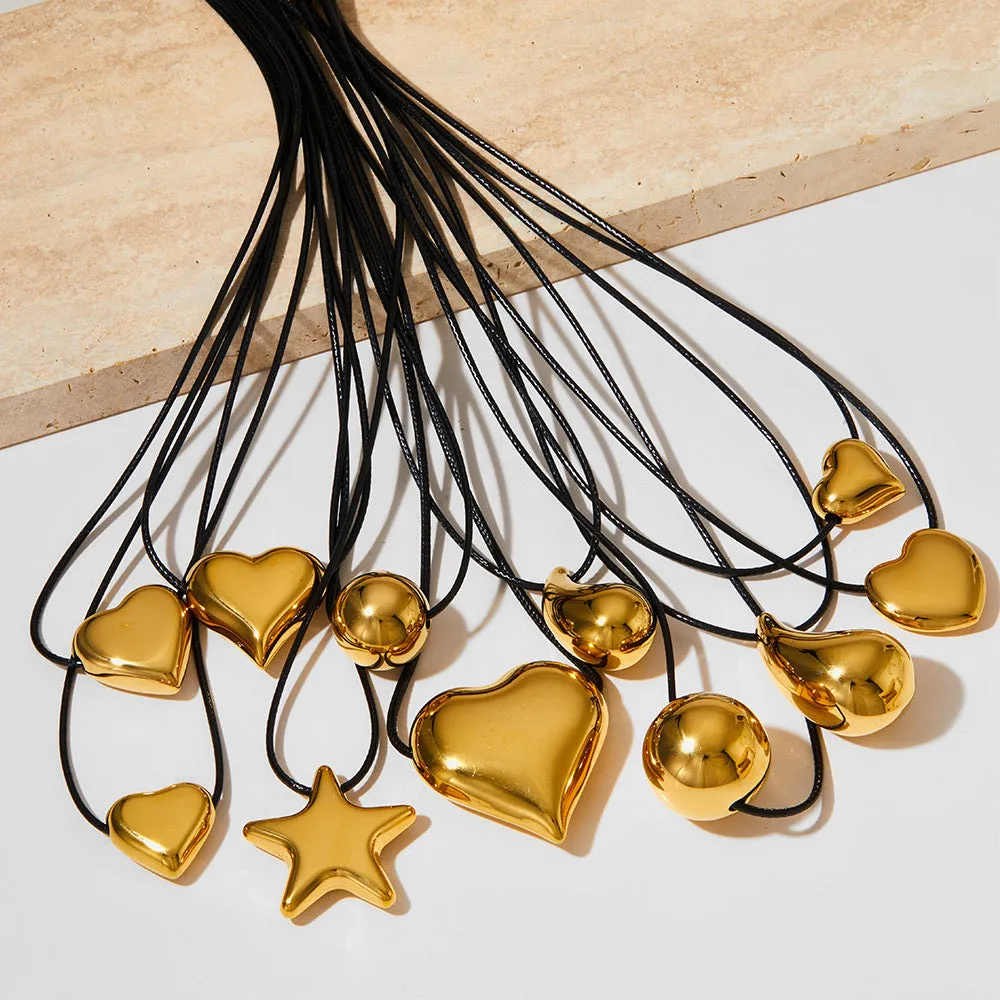 Wholesale of Large Love Stainless Steel Necklaces