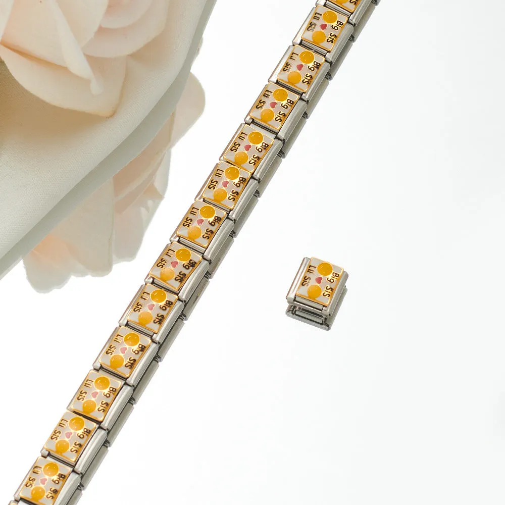 Wholesale Personalized Hand-stitched DIY Pattern Stainless Steel Combination Bracelet