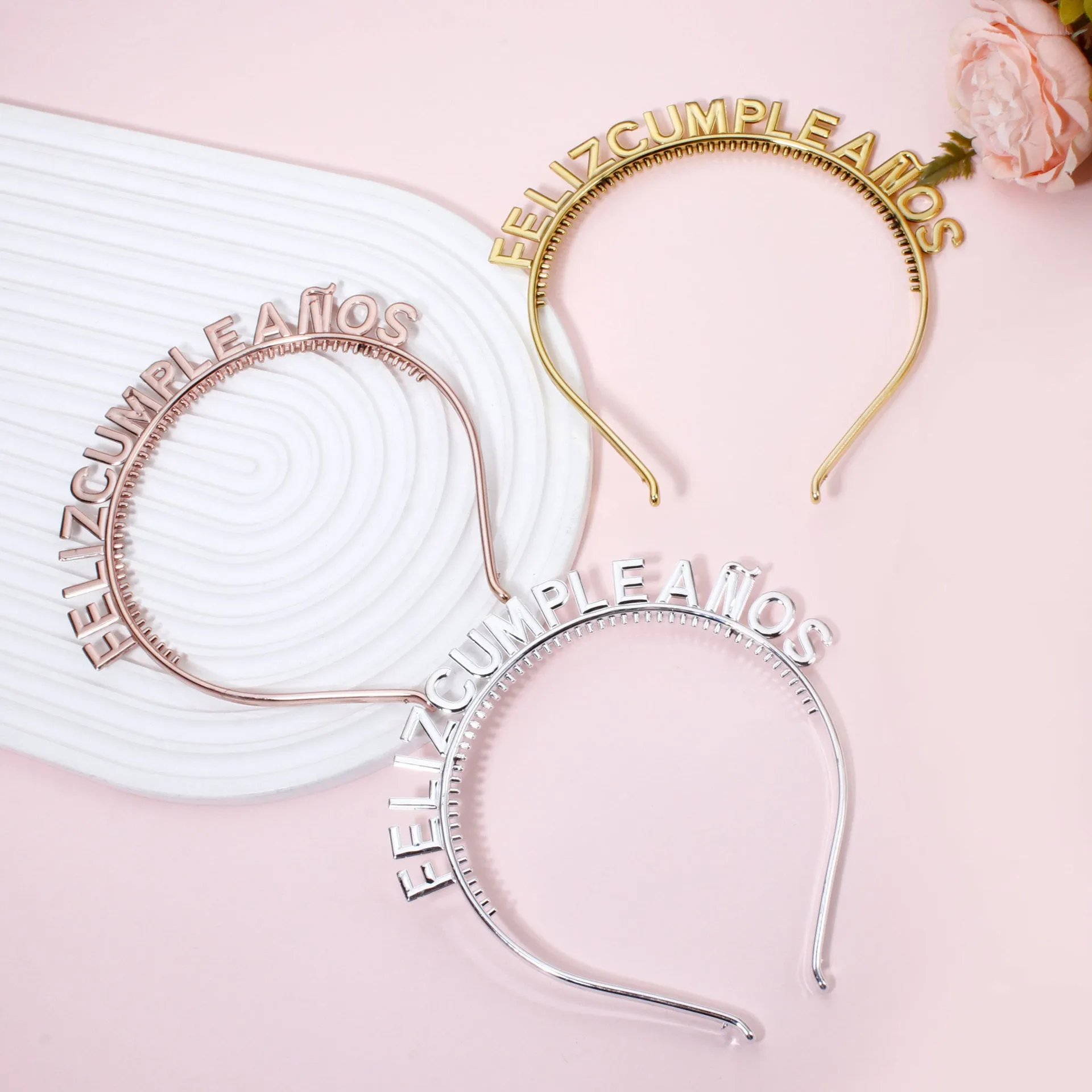 Wholesale Plastic Gold Plated Hair Hoop light_wish_jewels