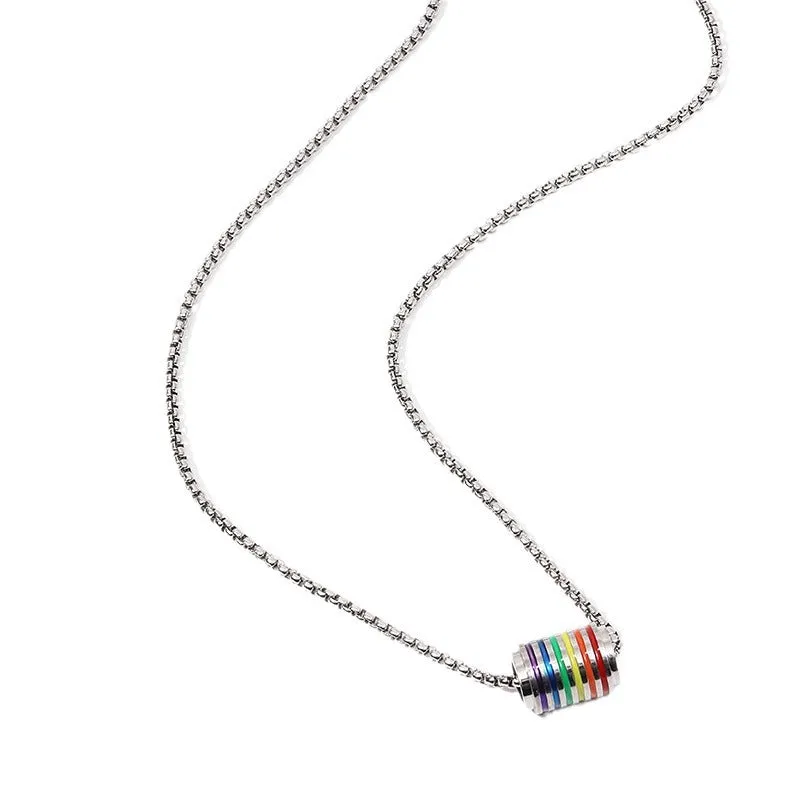 Wholesale Rainbow Runner Titanium Steel Necklace
