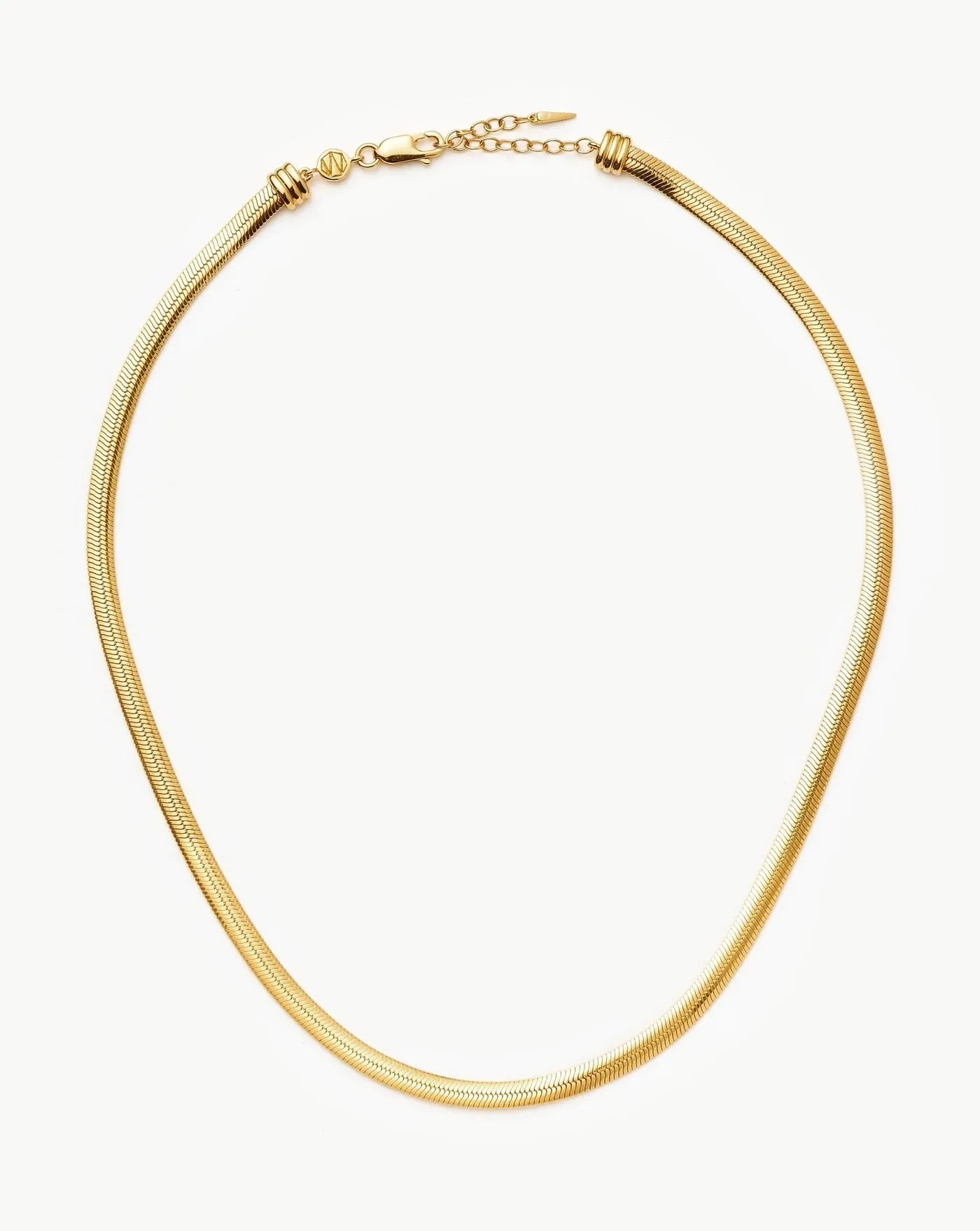 Wholesale Real gold electroplated irregular heart stacking necklace