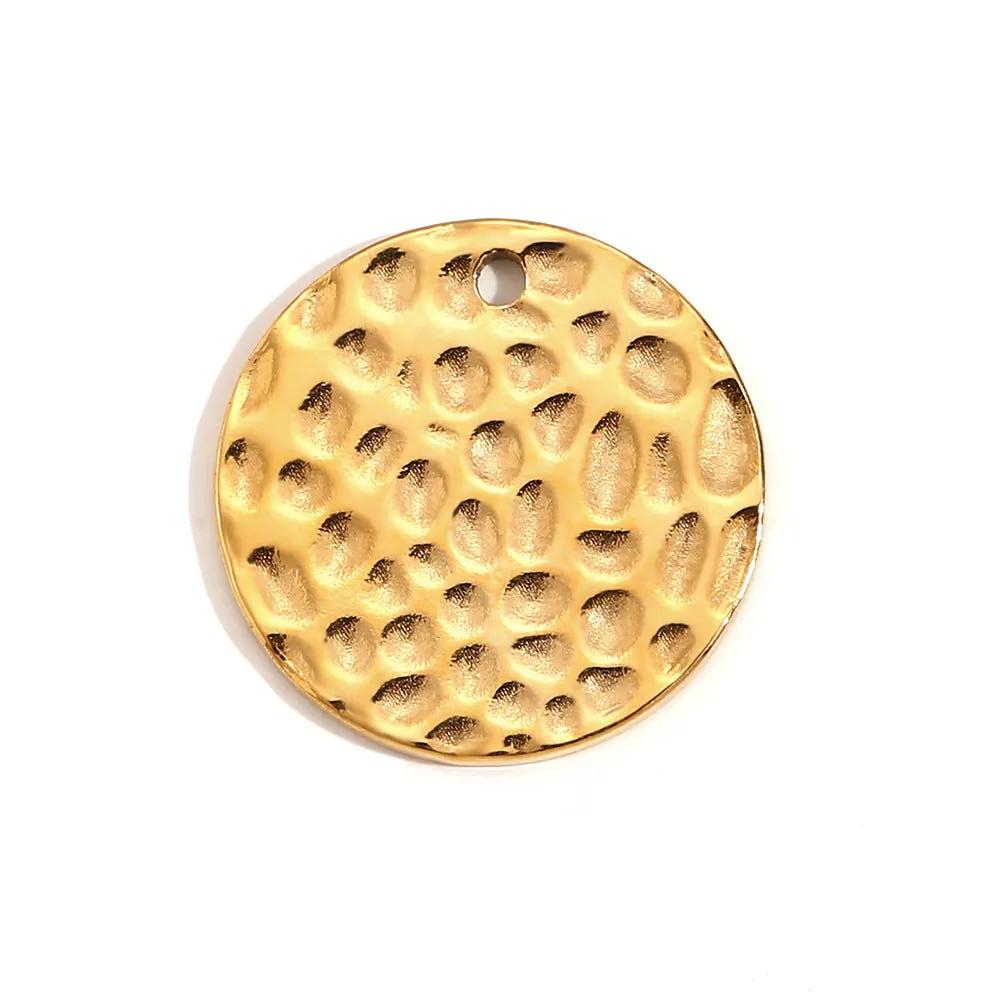 Wholesale Retro Geometric Stainless Steel 18K Gold Plated DIY Jewelry Accessories