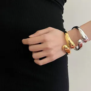 Wholesale Retro Style Metal Geometric Cross Bracelet light_wish_jewels