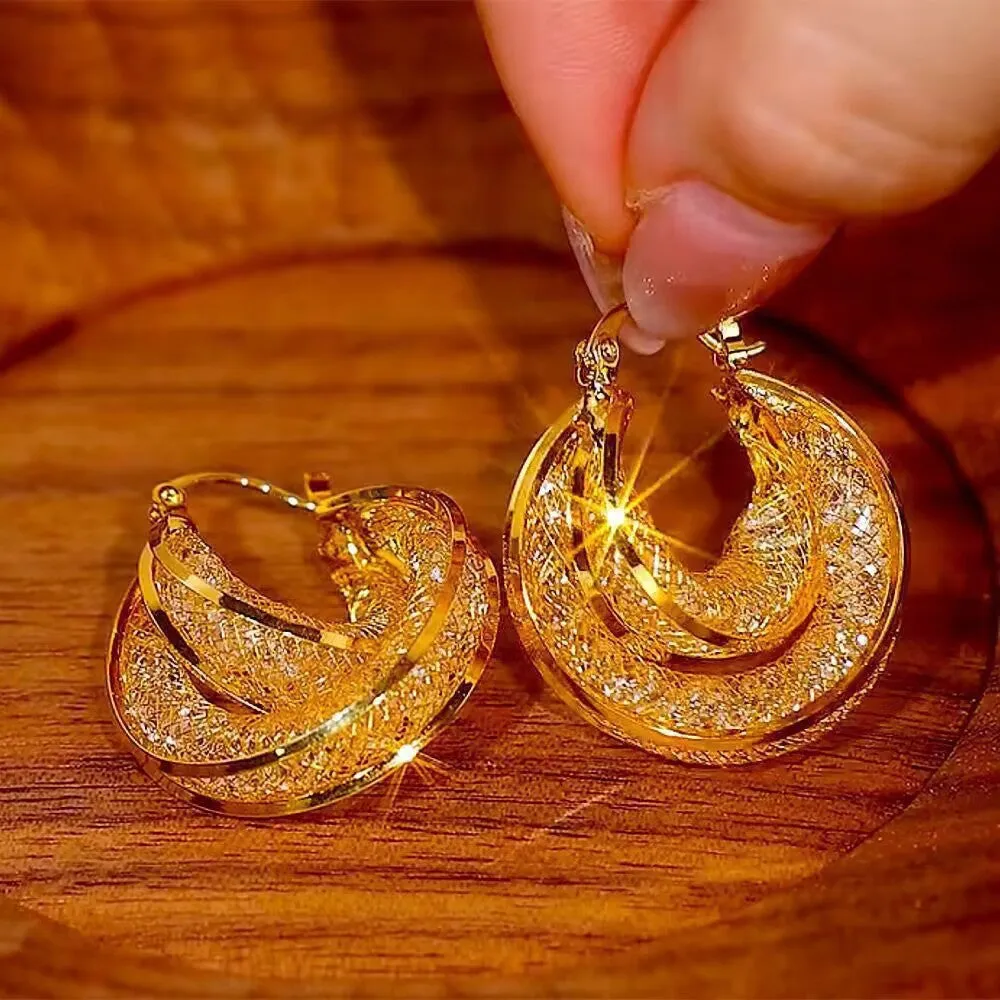 Wholesale Simple Zircon Ear Buckle Earrings light_wish_jewels