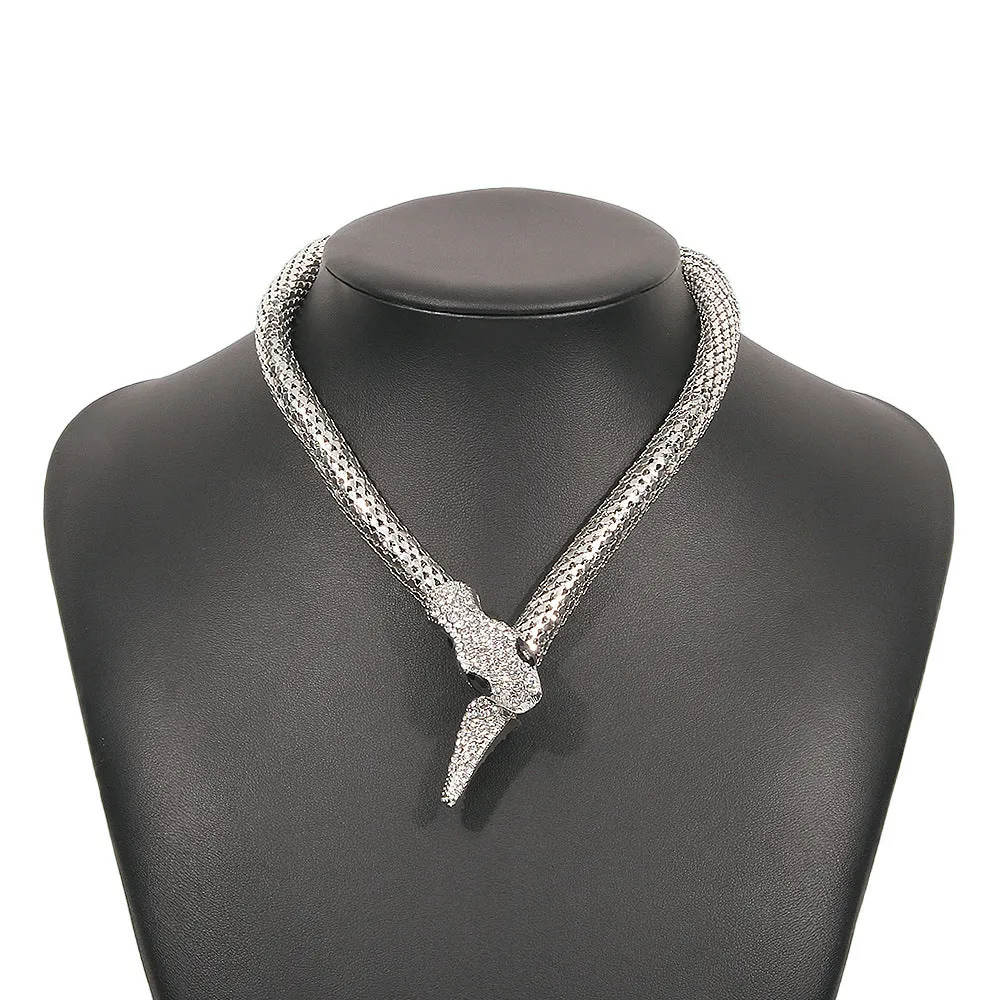 Wholesale Snake Hip Hop Alloy Necklace