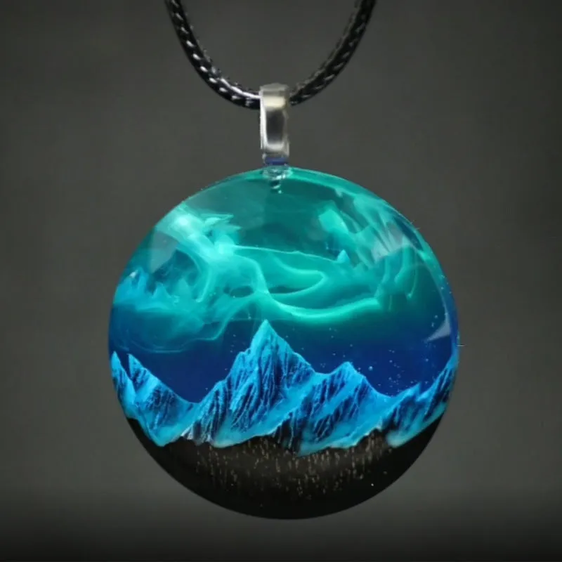 Wholesale Snow Mountain Pendant Necklaces