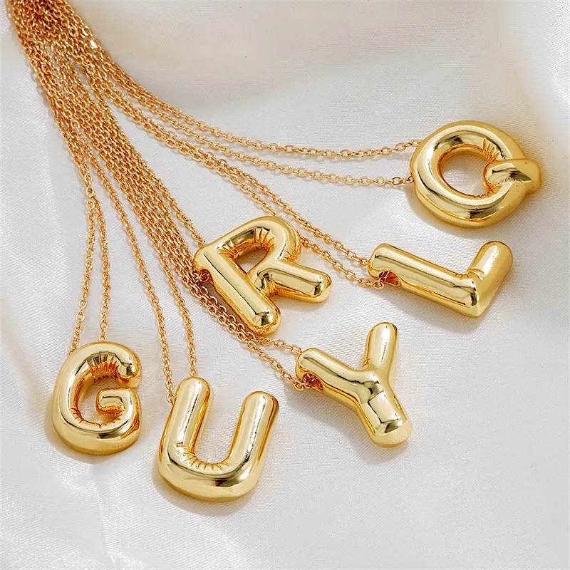 Wholesale Stainless Steel English Letter Necklaces