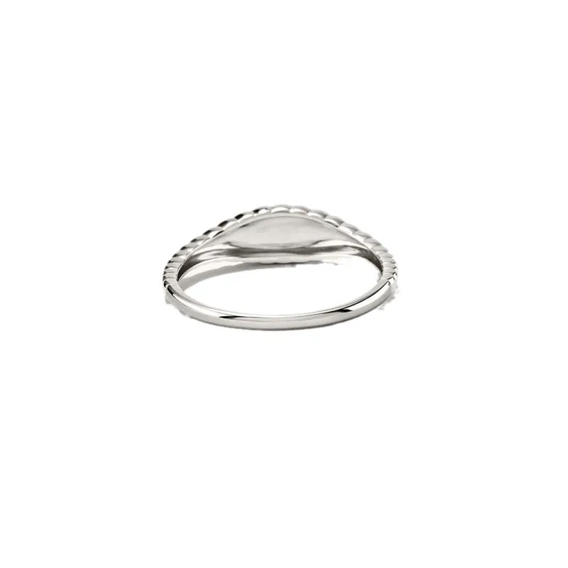 Wholesale Stainless steel gold-plated simple fashion style couple ring