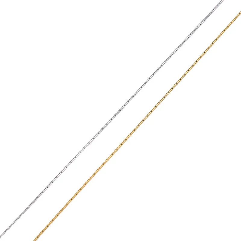 Wholesale Stainless Steel Side Chain Hammer Round Non Fading Titanium Steel Necklaces