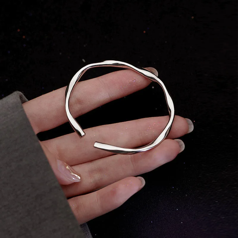 Wholesale Sterling silver bracelet Mobius bracelet light_wish_jewels