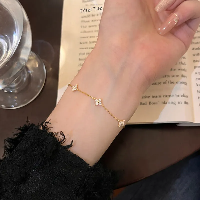 Wholesale sterling silver bracelet zircon jewelry light_wish_jewels