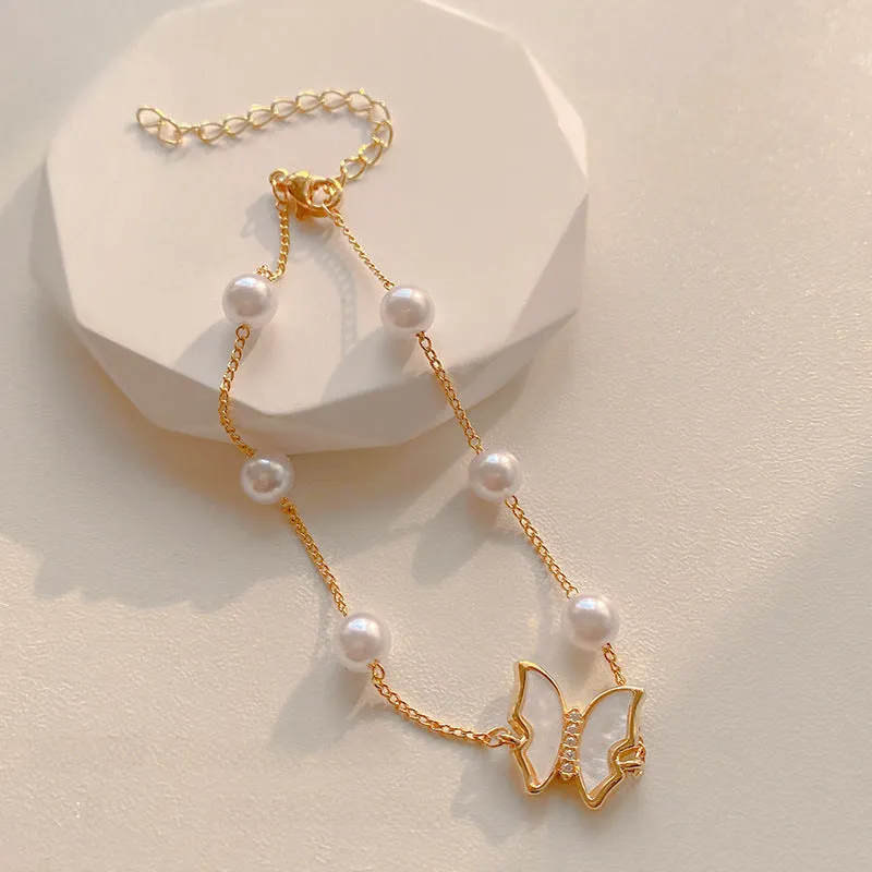 Wholesale titanium steel female niche all-match light luxury high-end lovers bracelet